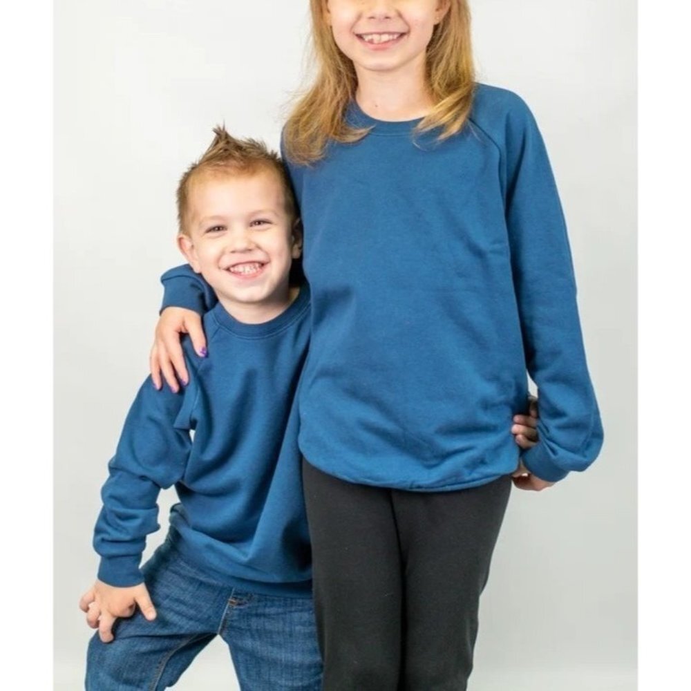 NEW ARB BLANKS Kids Unisex Sweatshirt‎ Size 6 Color Navy